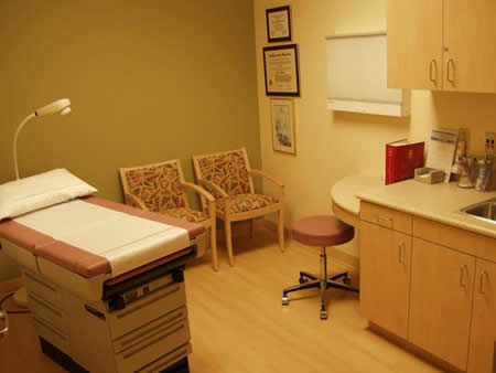 Lucy Curci Cancer Center hospital room